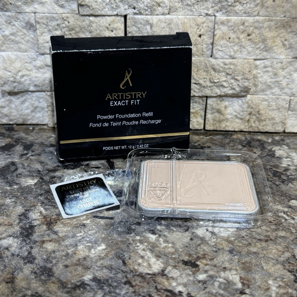 Artistry Exact Fit Powder Foundation Refill Cartridge Chablis L1C1 New In Box